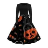 Casual Dresses Formal Occasion Unique Floor-Length For Woman 2023 Long Sleeves Halloween Frocks Girls