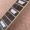 Guitarra eléctrica con acabado nitro, tapa, cuerpo y mástil dorados, encuadernación de trastes, puente Tune-o-Matic, fábrica, envío gratis