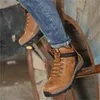 Elbise ayakkabılar su geçirmez Borwn renk güvenlik ayakkabıları erkekler çelik ayak parmağı botları unisex yürüyüş parkur anti-smash slip botas platformu bot hombre 231016