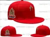 Neueste 38 Farben Herren-Baseballmützen Braun Rot Gelb Farbe „Angeles All Teams Sport 2023 World Patched Full Closed Fitted Hats Ed A Letters Nz16-4