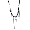 Pendant Necklaces Short Necklace With Multiple Pendants Fashion Collar Chain Alloy Material Girls Neck Jewelry