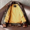 Männer Jacken Stil Echtes Leder Jacke Vintage Braun Rindsleder Mantel Männer Schlank Mode Biker Asiatische Größe 6XL Fabrik Drop 231016