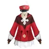 Cosplay Anime Game Genshin Impact Klee Cosplay Costume Wig Mondstadt Spark Knights Of Favonius Hat Halloween Loli Lolita Uniform Suit