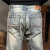 Männer Jeans Vintage Männer Plus Größe Denim Hosen Gerade Zerrissene Mode Lässig Einfarbig Hosen Männlich Big Bottom