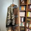 Ny modedesigner Cashmere Scarf Women 100% dubbelsidig Celestial Unicorn Plaid Letter Printing Pure Cashmere Shawl Scarf