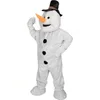 Performance White Snowman Mascot Costumes Cartoon Character Outfit Suit Carnival Adults Size Halloween Christmas Party Carnival Dress Suits