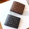 Woman Pocket Purse Leather Organizer Designers Clutch Bag Highs Quality Brown Flower Letter Coin Purses with Original Box