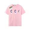 Camiseta de designer masculina de verão guia camisetas de luxo t feminino de manga curta de luva de hip hop tops shorts roupas roupas g-24icl