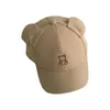 Berretto da baseball estivo regolabile per bambini Berretto da baseball per bambini Cartoon Bear Ricamo Cappelli carini per bambini Ragazza Ragazzo Cappello da sole in cotone morbido