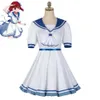 Cosplay anime arima kana oshi no ko deras idol s barn cosplay dräkt peruk hat klänning skola sjöman jk enhetlig hallowen rollspel