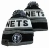 Hommes tricotés à revers Pom Hornets Bonnets Boston Charlotte Chapeaux Sport Tricot Chapeau Rayé Sideline Laine Chaud Baseball Bonnets Casquette Pour Femmes