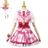 Cosplay anime aikatsu hoshimiya ichigo gwiazda Todo yurika cosplay kostium peruka seksowna kobieta szkolna mundur hallowen karnawałowy garnitur imprezowy