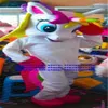 Nuovo Unicorno Cavallo Volante Arcobaleno Pony Costume Della Mascotte Per Adulti Personaggio Dei Cartoni Animati Vestito Vestito Promozioni di Marketing PARCO A TEMA CX40272558