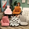 Poupées en peluche 1 PC 2 tailles Sof vache oreiller coussin de siège animal en peluche canapé intérieur étage maison chaise décor hiver garçons filles cadeau 231016