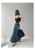 Skirts WOMENGAGA 2023 Sexy High Waist Wrap Buttocks Mid Length Skirt For Female Summer Fishtail Tapered Split Denim EIM2