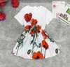 Роскошное дизайнерское платье для девочек, детское праздничное платье принцессы с цветочным узором, детская одежда, платье для дня рождения, свадьбы, детская одежда