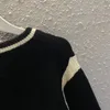 Designer autunno e inverno nuova moda casual CE goffratura tridimensionale girocollo manica lunga top maglione da donna
