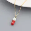 Pendentif Colliers Collier en émail pour femmes drôle créatif unique filles choses inhabituelles Y2K bijoux 2000s esthétique