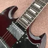 Aangepaste SG elektrische gitaar, chromen hardware, palissander toets, gratis verzending