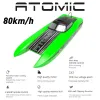 Volantex Atomic High Speed Rc Boat Brushless Speedboat Water Cooling System With Auto Roll Back Function Capsize Resistant Model