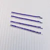 Hair Clips 2 PIECES Hairpin Women's 2023 Simple Crystal Side Bang Clip Solid Colors Thin Hairpins Girls Style Barrettes