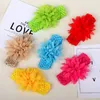 Accessori per capelli 17 stili di fascia per capelli nata in chiffon fiore per ragazza pizzo elastico per bambini