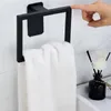 Bath Accessory Set Towel Holder Golden Hardware Bathroom Rack Self-adhesive Stainless Steel Ring Shelves Hooks Home Accessories Tissue