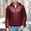 Men's Down Parkas Jodimitty Men Autumn Winter Fashion Short Puffer Jackets Arrival Ultralight Down Coat Portable Packable Down Jacket 231016