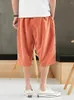 Men's Pants 2023 Plus Size Summer Men Short Joggers Chinese Style Calf-Length Casual Baggy Male Capris Trousers 8XL