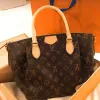 TOP 2023 luxury Shoulder Bag designers Handbags Purses Brown flower Women Tote Brand Letter Genuine Leather Bags crossbody bag M48812