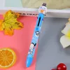 wholesale Cartoon 6-color ballpoint pen cute stationery student multi-color ballpoint pen ins girl's heart account color pen wholesale