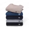 Chandails pour hommes automne hiver Premium broderie col rond pull mode lâche décontracté confortable luxe tricoté pull 231016