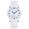 Armbanduhren 2024 Frauen Glass Mirror Fashion Quartz Watch Leder Casual Sports Exquisite Reloj Para Mujer