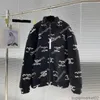 2023 nova jaqueta feminina moda designer clines carta masculino e feminino casual à prova de vento casaco quente 01
