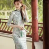 Vêtements ethniques Femmes Dentelle Sexy Slim Fit Qipao Robe traditionnelle chinoise Tempérament élégant Cheongsam Vintage Soirée classique