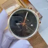 2023 nowe sześć szwów luksusowe zegarki męskie wszystkie tarcza robią kwarc Watch Wysokiej jakości logo marki chronograph zegar stalowy pasek mężczyzn w stylu akcesoria mody