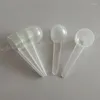 Meetinstrumenten 10 Gram Doorschijnendheid Maatlepels 20 ML Plastic Scoop 10g PP Lepel - 200 stks/partij