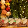 Dekoracje świąteczne DIY Pudełka kalendarza adwentowego 2023 Odliczanie dla dzieci 24 pusty prezent