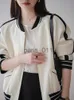 Giacche da uomo in raso Abbigliamento da donna 2023 Estate Giacca da baseball a maniche lunghe Cappotto basic da donna Bomber allentato Spedizione gratuita x1016