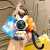 Netizen Love Lightning Rabbit Keychain Astronaut Creative Fashion Car Key Exquisite Pendant Bag liten gåva