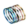 Bracelet à boucle de ceinture pour femmes, modèles européens et américains, bracelet en titane multicolore en option, Whole326P