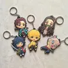 Nyckelringar anime demon slayer kimetsu no yaiba nyckelring dubbel sida nyckel kedja bilväska hänge figur Keyring mix 30 st party hosta295n