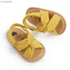 First Walkers MYGGPP Fashion Newborn Baby Girls Sandals Cute Summer Soft Sole Flat Princess Shoes Infant Non-Slip First WalkersL231016