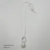 Hänge halsband Suekees goth mode smycken tröja kedja långa halsband hängar charms akrylplastiska pärlor kvinnor tillbehör stämma