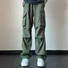 Pantalons pour hommes Hommes Cargo Durable Poche Coutures Pantalon Streetwear Taille Élastique Multi Poches Hip Hop Pour Casual