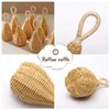 Mobiles# 3Pc Baby Rattan Handbell Sand Hammer Musical Rattle Hand Woven Crib Mobiles Toy BPA Free Infant Attetion Training Toys Kids Gift 231016