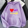 Sudaderas con capucha para hombre Diljit Dosanjh Sudaderas Hombres Hip Hop Chaqueta de invierno Harajuku Ropa de moda Amor Pintura simple Acolchado Manga larga