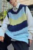 メンズベストセーターベストメンファッションカジュアルなソリッドカラーニットプルオーバー韓国韓国丸い首のメンズジャンパー服a41
