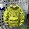 Men s Jackets Cargo Cityboy Workwear Hooded Jacket 2023 Spring Autumn Loose Casual Coat Big Zipper Pocket Urban Safari for Men 231016