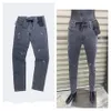 Herren-Designer-Jeans, High Street, Größe 29–40, Rock-Revival, gewaschen, Splicing-Off-Vintage-Hose, klassisch, personalisierbar, Biker-Elastizität, De274z